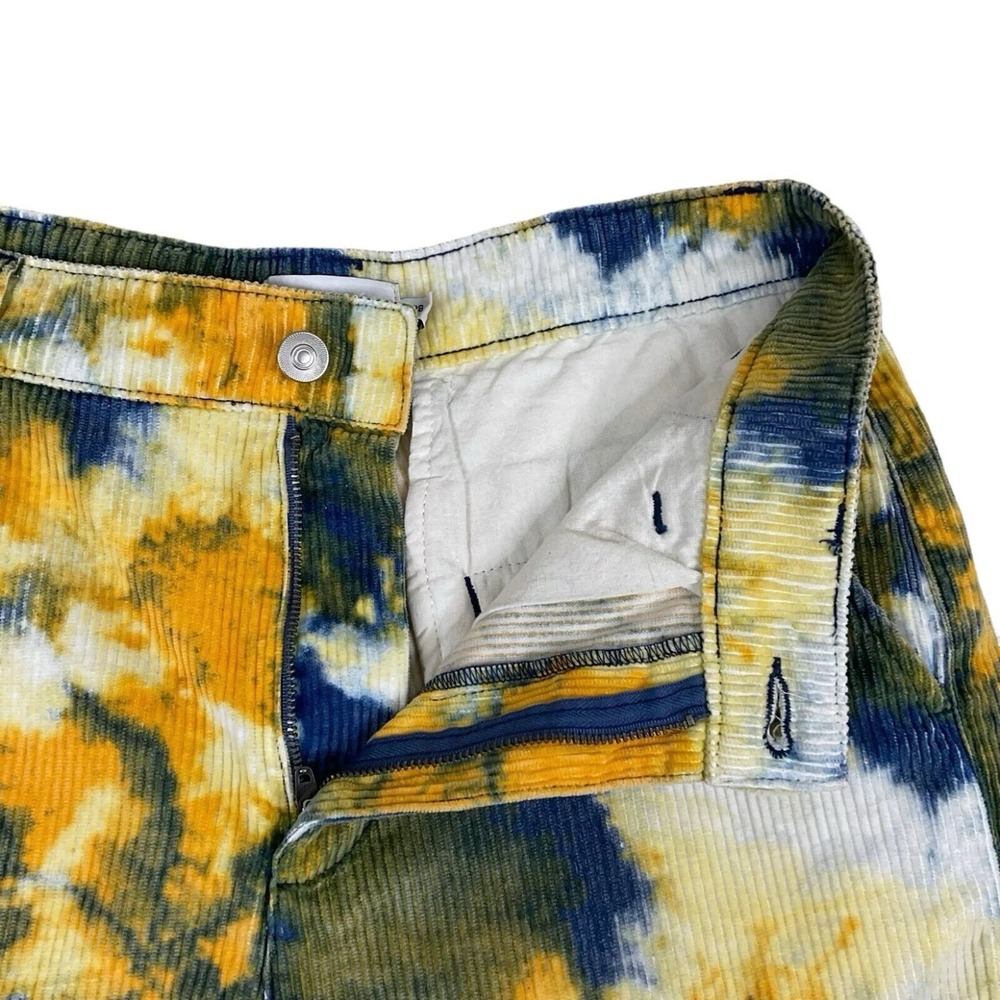 Topman Shorts Mens Size 28 Multicolor Watercolor Corduroy Bermuda Cargo NWOT - Picture 8 of 14